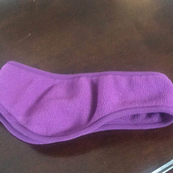 Girls Lands End fleece headband. Kids Medium - Picture 2 of 3